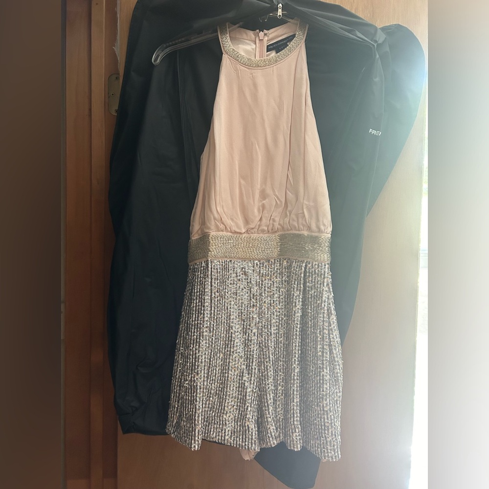 French Connection Blush Cocktail Romper